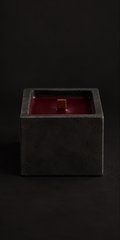 BLACK CONCRETE CANDLE